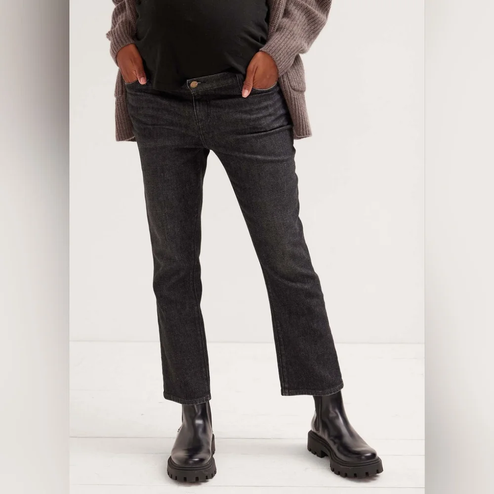 Hatch the Crop Maternity Jean in black, 34